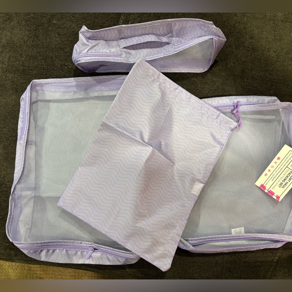 Purple Travel Organizer Set - mytagalong brand